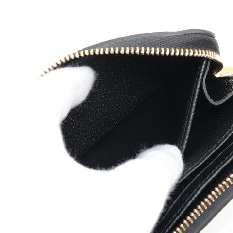 LOUIS VUITTON Empreinte Zippy Coin Purse Compact Wallet Coin case Noir black WS16344