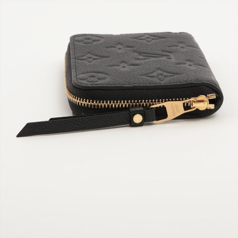 LOUIS VUITTON Empreinte Zippy Coin Purse Compact Wallet Coin case Noir black WS16344