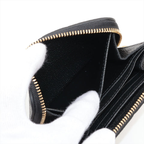 LOUIS VUITTON Empreinte Zippy Coin Purse Compact Wallet Coin case Noir black WS16344
