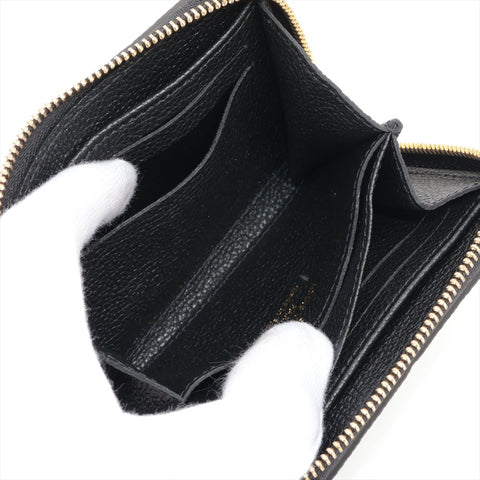 LOUIS VUITTON Empreinte Zippy Coin Purse Compact Wallet Coin case Noir black WS16344