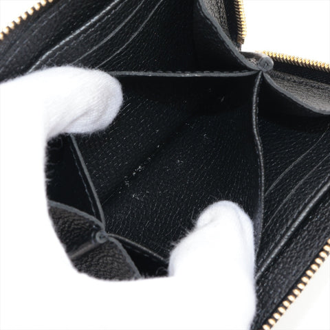 LOUIS VUITTON Empreinte Zippy Coin Purse Compact Wallet Coin case Noir black WS16344