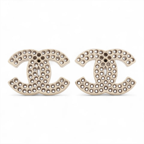CHANEL 03P 2003 Punching COCO Mark Pierce Silver WS16350
