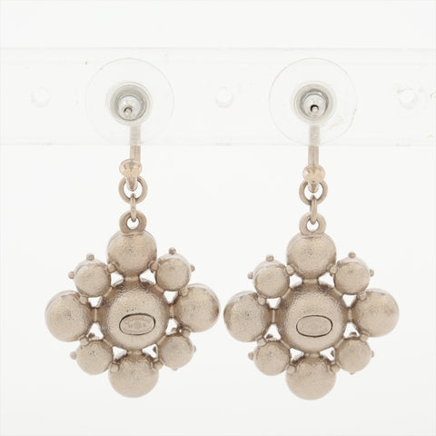 CHANEL C13V 2013 Rhinestone COCO Mark Pierce Silver WS16351