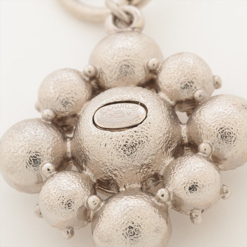 CHANEL C13V 2013 Rhinestone COCO Mark Pierce Silver WS16351