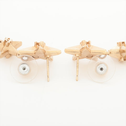 CHANEL A17C 2017 Star COCO Mark Drop Pierce gold WS16365