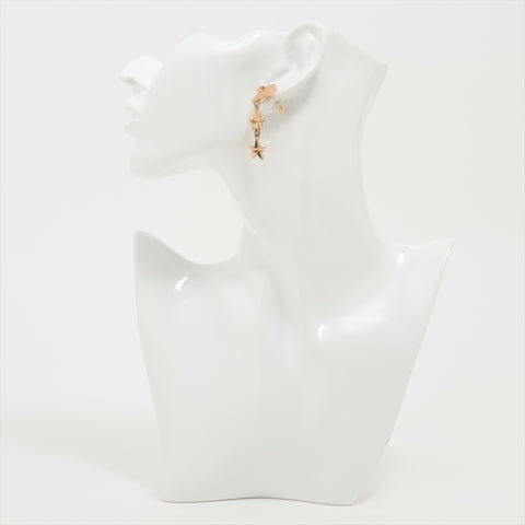 CHANEL A17C 2017 Star COCO Mark Drop Pierce gold WS16365