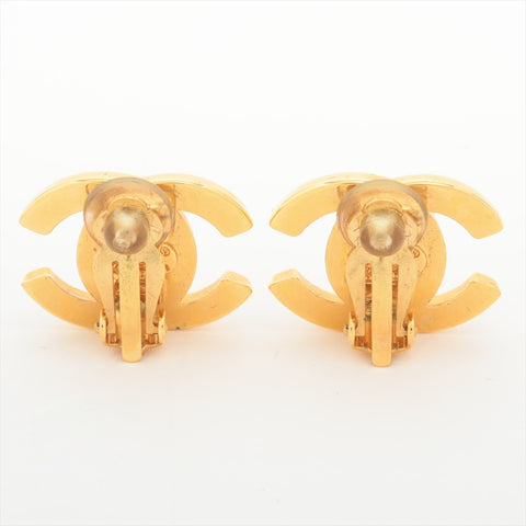 CHANEL 97A 1997 COCO Mark Earring gold WS16369