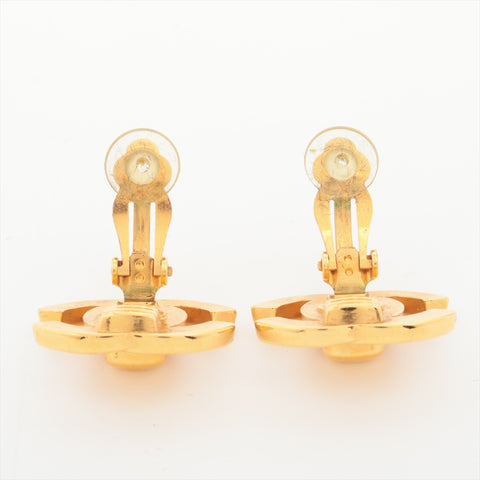 CHANEL 97A 1997 COCO Mark Earring gold WS16369