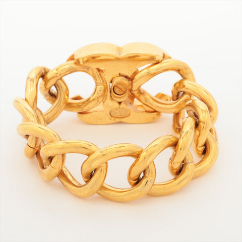 CHANEL 96A 1996 COCO Mark Turnlock bracelet gold WS16381