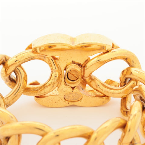 CHANEL 96A 1996 COCO Mark Turnlock bracelet gold WS16381