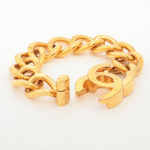 CHANEL 96A 1996 COCO Mark Turnlock bracelet gold WS16381