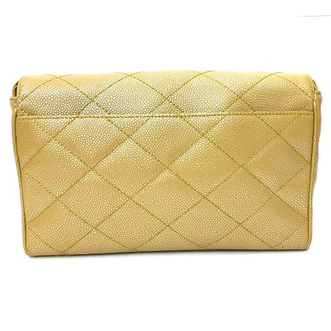 Chanel Chanel 2000 Matelasse连锁肩袋米色WS1658