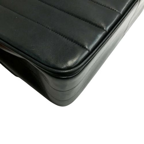 Chanel Mademoiselle Lambskin手提包黑色WS1660