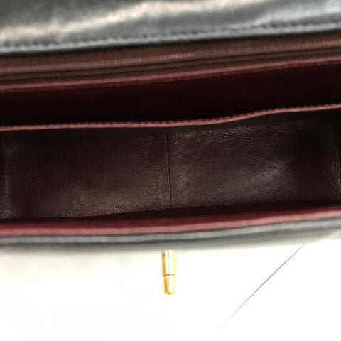 Chanel Mademoiselle Lambskin手提包黑色WS1660