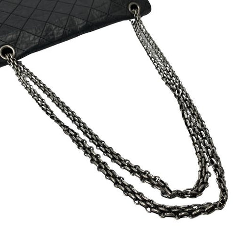 CHANEL 2009 Matelasse Shoulder Bag black WS1678