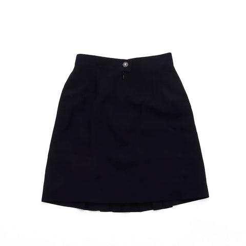 香奈儿尺寸36 1989 Mini Skirt尼龙黑色WS1720