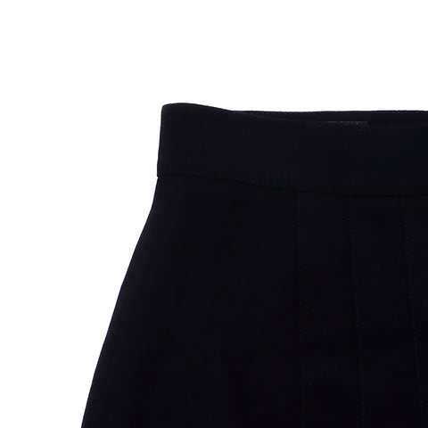 香奈儿尺寸36 1989 Mini Skirt尼龙黑色WS1720