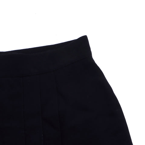 香奈儿尺寸36 1989 Mini Skirt尼龙黑色WS1720