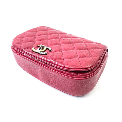 シャネル CHANEL 2016年 ショルダーバッグ VINTAGE 中古 定番 カーフ レッド WS1888