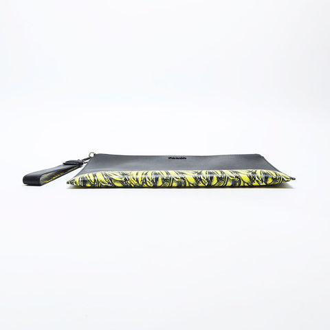PRADA Saffiano Active Botanical Clutch bag black WS20003