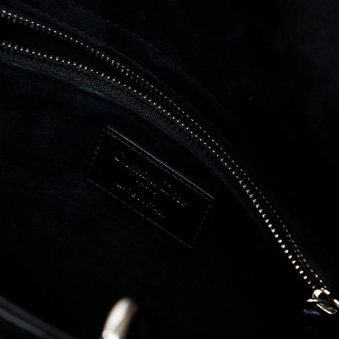 クリスチャンディオール Christian Dior レディ ディオール 2way シルバー金具 ミディアム ハンドバッグ ブラック WS20007