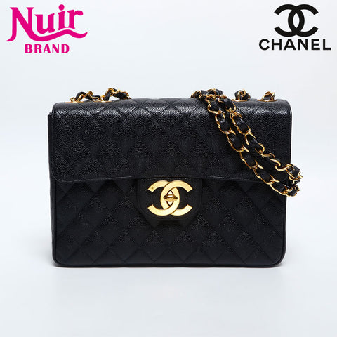 CHANEL 3rd Series 1994-1999 Caviar Skin Flap 11.8