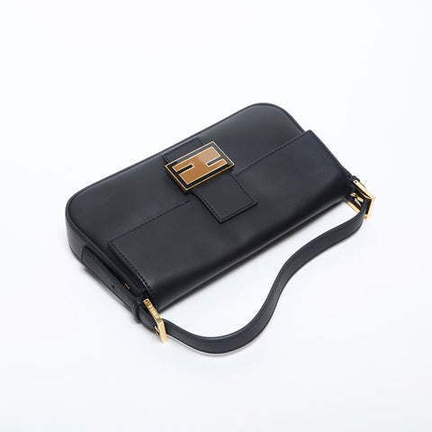 FENDI Leather mamma bucket Shoulder Bag black WS20010