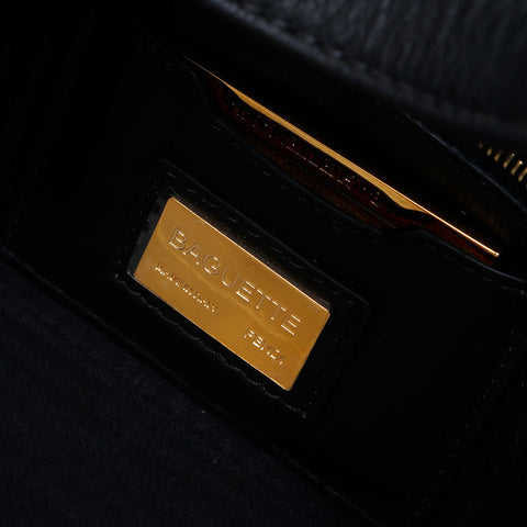 FENDI Leather mamma bucket Shoulder Bag black WS20010