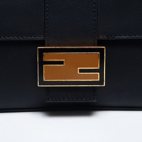 FENDI Leather mamma bucket Shoulder Bag black WS20010