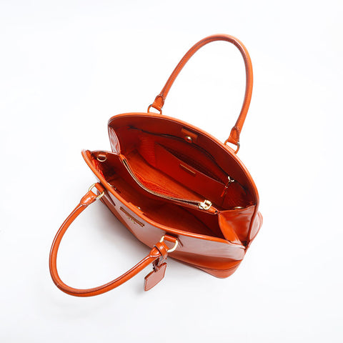 PRADA Saffiano 2way Handbag Orange WS20020