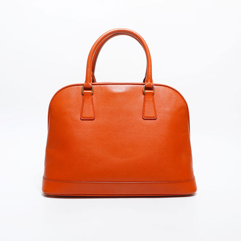 PRADA Saffiano 2way Handbag Orange WS20020
