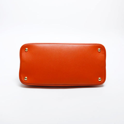 PRADA Saffiano 2way Handbag Orange WS20020