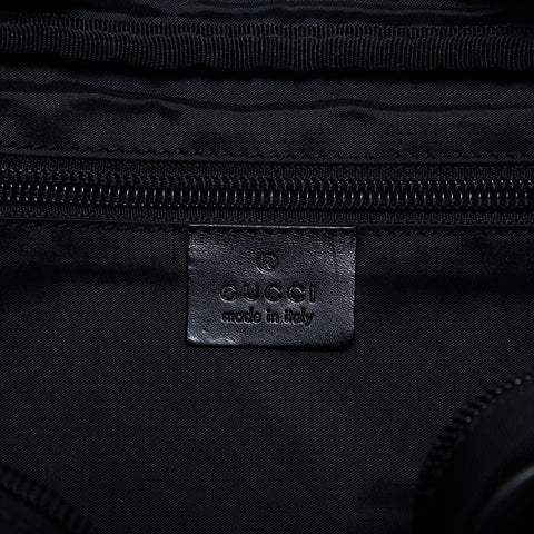GUCCI Nylon pouch Handbag black WS20026