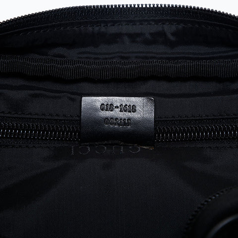 GUCCI Nylon pouch Handbag black WS20026