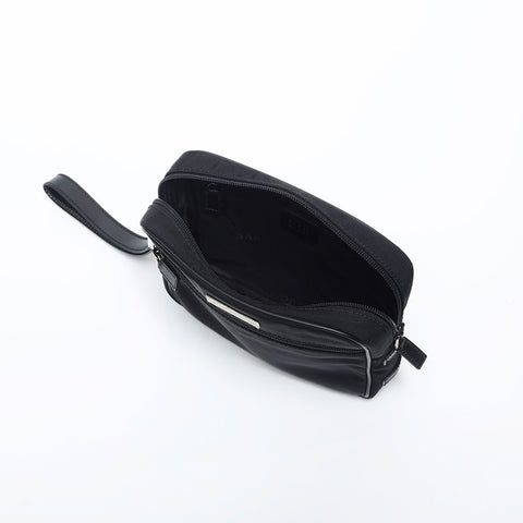 GUCCI Nylon pouch Handbag black WS20026