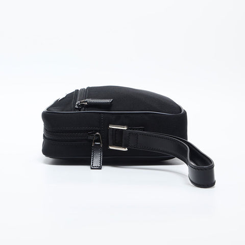 GUCCI Nylon pouch Handbag black WS20026