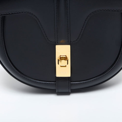 セリーヌ CELINE スモールブザス レザー セーズ16 ショルダーバッグ ブラック WS20030