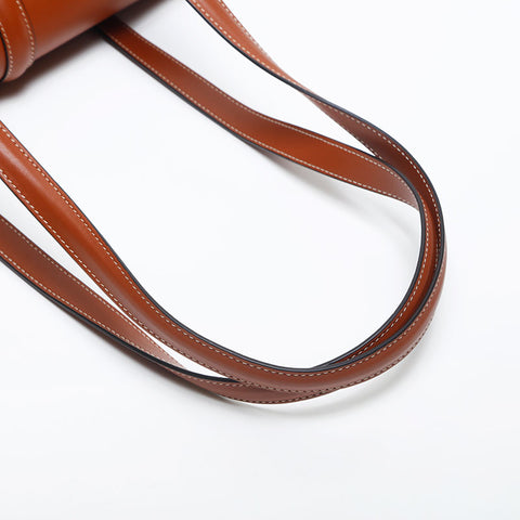 CELINE Teen Soft 16 Medium Canvas Shoulder Bag Brown WS20033