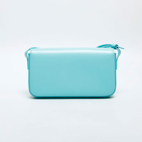 CELINE Leather Triomphe Claude Shoulder Bag green WS20037