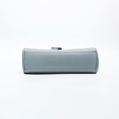 CELINE Teen Soft 16 Leather Shoulder Bag blue WS20039