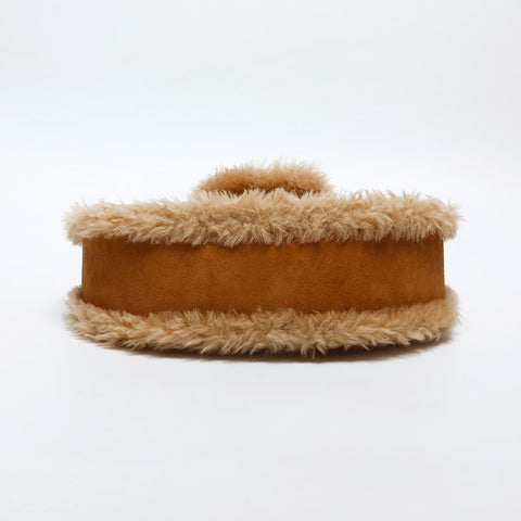 CELINE Mouton Triomphe Ava Shoulder Bag beige WS20041
