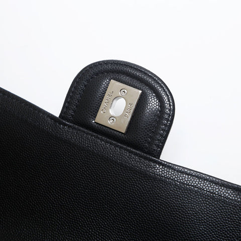 未使用保管品 シャネル CHANEL IC プレート 17cm ミニ フラップバッグ ショルダーバッグ  ブラック WS20042