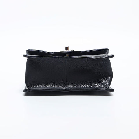 未使用保管品 シャネル CHANEL IC プレート 17cm ミニ フラップバッグ ショルダーバッグ  ブラック WS20042