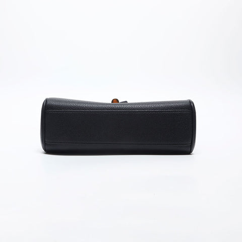 CELINE Teen Soft 16 Leather Shoulder Bag black WS20047