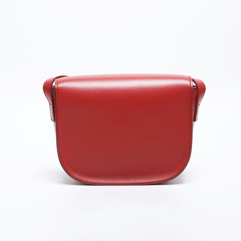 セリーヌ CELINE レザー ミニ トリオンフ フォルコ ショルダーバッグ レッド WS20049