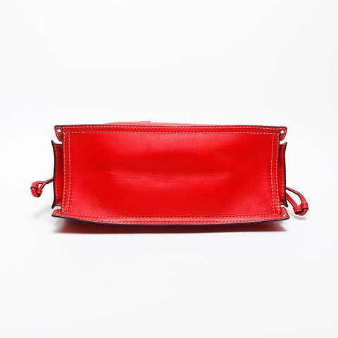 LOEWE logo leather Tote Bag Red WS20054