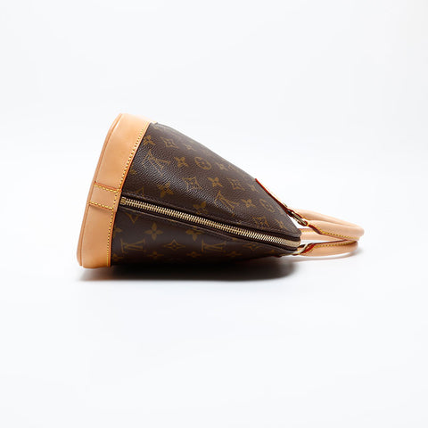 LOUIS VUITTON 2002 Monogram Alma PM Handbag Brown WS20058