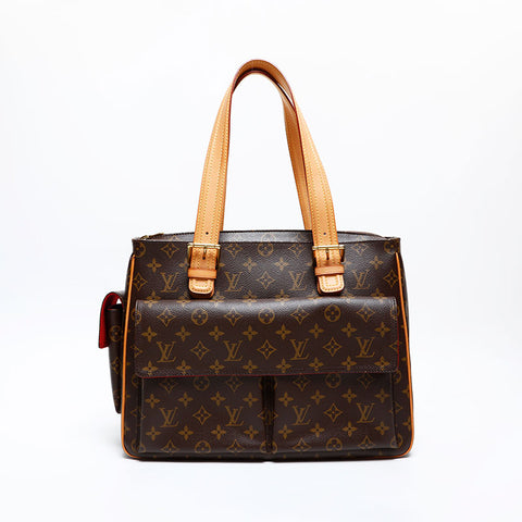 LOUIS VUITTON 2005 Monogram Multiplicite Handbag Brown WS20060