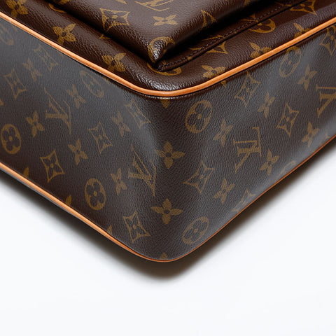 LOUIS VUITTON 2005 Monogram Multiplicite Handbag Brown WS20060