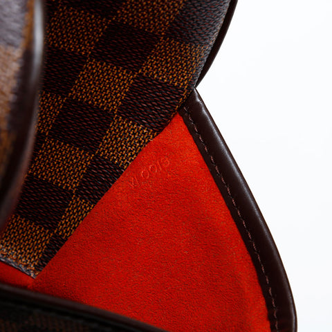 LOUIS VUITTON 2003 Damier Ipanema PM Shoulder Bag Brown WS20061